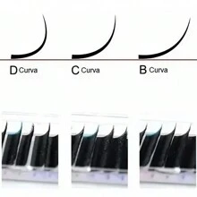 Paquete De Extensiones De Pestañas Con Diseño En Y. - Negro - Ver 6