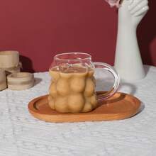 1只葡萄造型玻璃杯,適用於咖啡、牛奶、果汁,在下午茶、攝影、節慶贈禮都很合適 - 無色 - 查看 5