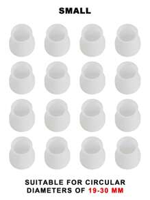 LEAPAIR 28*28*24mm圓形小型矽膠椅腳套,防滑桌腳塵套襪,地板保護墊和配管塞家具調平腳 - s - 查看 10