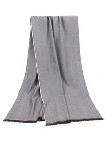 Fashionable Solid Color Men's Scarf, Warm And Soft, All-match, Skin Friendly, Windproof And Cold-proof, Suitable For Outdoor Activities, Winter - Multicolor - View 2