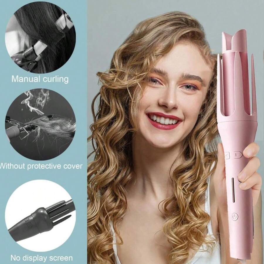 Rizador De Pelo Automatico, 32mm Tenacillas, 4 Ajustes De Temperatura Iones Negativos Modelador De Cabello, para Todo Tipo De Cabello - Multicolor - Ver 1