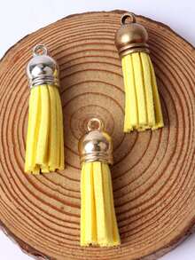 100入組隨機混色3.8cm長流蘇吊墜,適用於diy珠寶製作 - A5368 - 查看 5