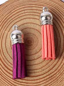 100入組隨機混色3.8cm長流蘇吊墜,適用於diy珠寶製作 - A5368 - 查看 7