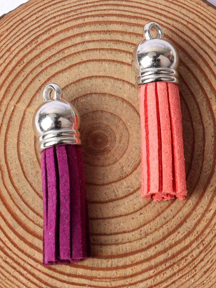 100入組隨機混色3.8cm長流蘇吊墜,適用於diy珠寶製作 - A5368 - 查看 7