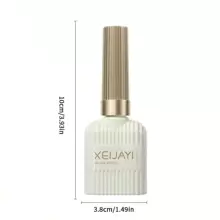 XEIJAYI 1瓶15毫升果冻水晶凝胶指甲油，半透明酒红色，带有透明冰晶效果 - 可卸除UV/LED灯 - 非常适合DIY美甲，送给女性的礼物 - 酒紅色 - 查看 9