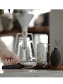 1pc Air Blaster Coffee Grinder Cleaning Tool Camera Dust Clean Blower Cleaning Tool Professional Home Barista Accessories School Supplies - Black - View 5