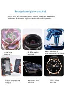 1pc Air Blaster Coffee Grinder Cleaning Tool Camera Dust Clean Blower Cleaning Tool Professional Home Barista Accessories School Supplies - Black - View 4