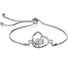 4pcs Cute & Colorful Unicorn Design Jewelry Set For Teenage Girls, Including Necklace, Bracelet, Ring, Earrings, Ideal For Birthday And Back-to-school Gifts - Silver - View 2