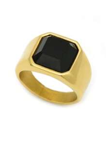 Men's Single Ring - Gold - View 3