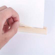 Diy 鑽石畫木框相框掛軸油畫油畫海報掛架附夾條家居牆面裝飾 - 松木色 - 查看 4