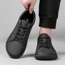 Men Women Running Shoes Sports Shoes Fitness Shoes Jogging Shoes Leisure Shoes Tennis Shoes Lightweight Breathable Non-Slip - 黑色 - 查看 2