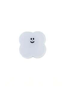 1入組卡通可愛雲朵大拇指向上亞克力文具夾/書籤 - 白色 - 查看 6