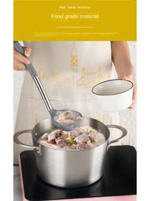 Conjunto De Utensilios De Cocina De 15 Piezas Con Mango De Acero Inoxidable Y Silicona, Herramientas De Cocina, Hogar - Gris - Ver 5