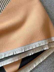 1 Miếng Của phụ nữ Nhiều màu Họa tiết Hình học Dệt hoa Tính hai mặt Bắt chước Cashmere Mùa thu Và Mùa Đông Ấm áp Khăn quàng cổ Và Khăn choàng Thích hợp Đối với Sử dụng hàng ngày - Nhiều màu - Xem 4