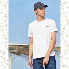 Playeras Deportivas Hombre Casual Slim Fit Correr Gym Ropa Deportiva Secado Rápido Camiseta Informal para todos los días - Blanco - Ver 2