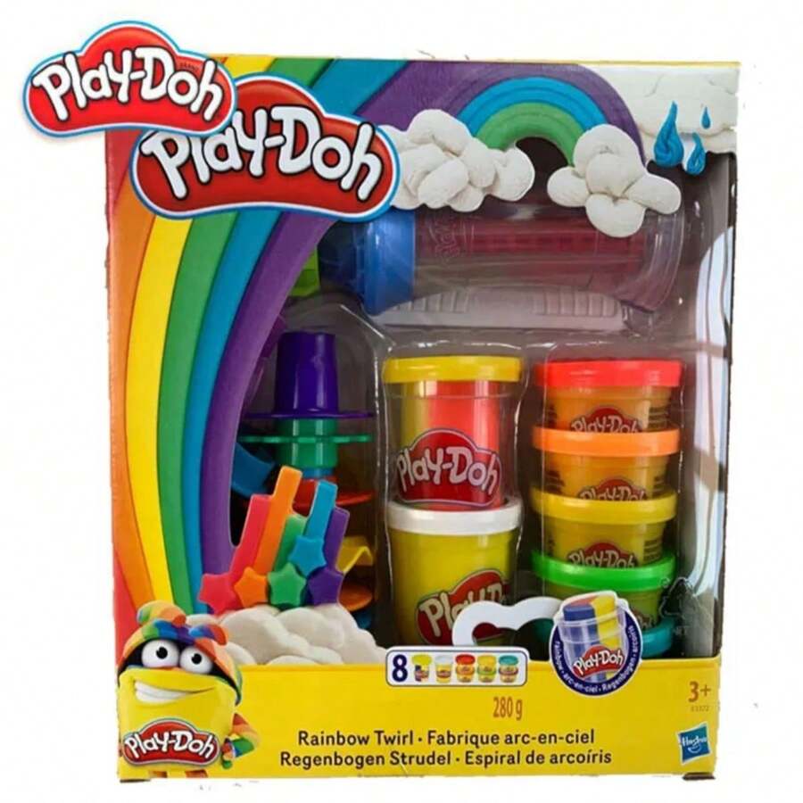 Plastilina arco iris, plastilina de colores segura, paquete de 8 colores, juguetes educativos para niños - Multicolor - Ver 1