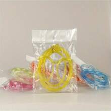 1 件柔性軟吸管眼鏡適合兒童派對、生日、派對、有趣的吸管眼鏡適合派對玩樂作為兒童禮物 - 彩色 - 查看 6