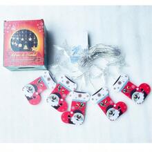 YUDA 3m 100L Star Stocking Shape Christmas Decoration String Lights - Multicolor - View 5