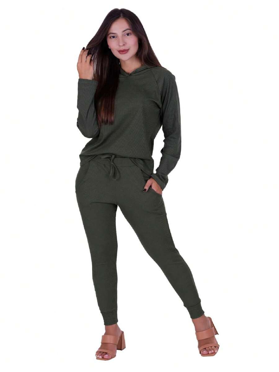 Women Bra & Panty Sets - 軍綠色 - 查看 1
