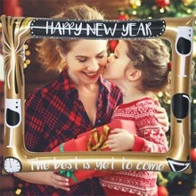 New Pvc Creative Photo Frame, Handheld Inflatable Frame, Festival Decoration Venue Prop, Party Handheld Selfie Frame And Group Photo Prop - Multicolor - View 3