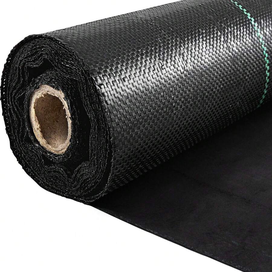 Weeds Barrier Fabric Cloth 3x50 To 6.5x330 Ft Landscape Woven 2.4 To 5.8 Oz PP With High Permeability Mat Ground Cover Garden Weeds Control - 3FTx300FT-5.8Oz - 查看 1
