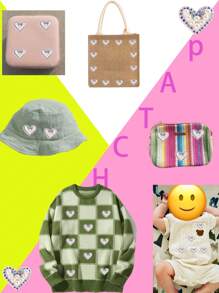 10 cái Rhinestone Decor hình trái tim Iron-on Patch - Nhiều màu - Xem 5