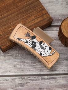 1 件西式牛图案发夹鲨鱼爪夹女士 - 彩色 - 查看 2