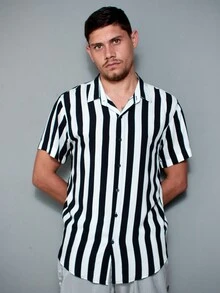 Men Polo Shirts - Đen và trắng - Xem 5