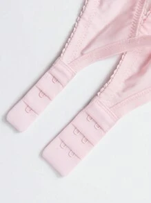 Wingslove Áo ngực ren xuyên thấu gợi cảm, có gọng, cúp nửa kín. - Màu Hồng baby - Xem 7