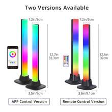 2 包 RGB 智能 LED 灯，具有多种灯光效果和音乐模式，LED 电视背光，情绪灯，游戏、电影、电脑、电视、房间装饰的氛围灯 - 彩色 - 查看 3