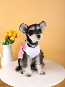 1 件金幣狗狗印花背心 - 彩色 - 查看 4