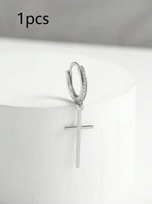 1PC Fashion New Cross Couple Earrings Christmas Valentine'S Day Thanksgiving Gift - Cross - View 13