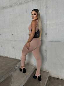 Women Two-piece Outfits - Màu be - Xem 2