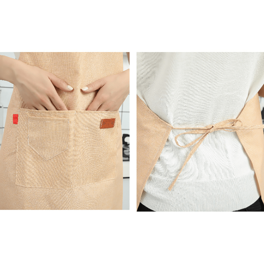 1pc Multicolor Home Kitchen Apron For Men And Women, Waterproof & Oil Proof & Stain Resistant, With Adjustable Straps, Cartoon Pattern, Sleeveless Style - Multicolor - View 7