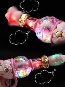 1 Pieza Pistola De Juguete Mágica De Princesa Que Brilla En Diferentes Colores Y Estilos, Con Rotación, Música, Color Rosa, Regalo De Cumpleaños - Multicolor - Ver 5