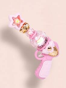 1 Pieza Pistola De Juguete Mágica De Princesa Que Brilla En Diferentes Colores Y Estilos, Con Rotación, Música, Color Rosa, Regalo De Cumpleaños - Multicolor - Ver 6