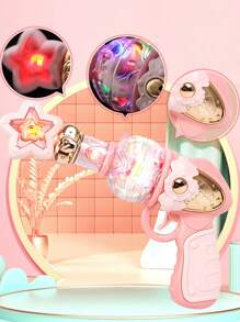 1 Pieza Pistola De Juguete Mágica De Princesa Que Brilla En Diferentes Colores Y Estilos, Con Rotación, Música, Color Rosa, Regalo De Cumpleaños - Multicolor - Ver 4