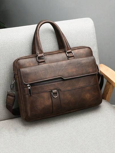 Simple And Versatile And Leisure, Solid Color Briefcase PU Fabric Is Water-Proof, Scratch Resistant, And Wear-Resistant Valentines Gift Bag Summer Medieval Multi-Functional Leather Briefcase Leather Hip Bag Purse Travel Christmas Holiday Thanksgiving Tote Bag Men Bag Travel Essentials Retro Bag Valentine Day Holiday Essentials Bag Laptop Bag Stickers Bags Winter Brown Bag Valentines Gifts Valentine Gifts For Men School Laptop Case Vacation Bag Pack Spring Vintage Bags