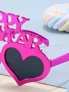 1只並適用男女的時尚紫色眼鏡,適合新年派對 - 紫色 - 查看 4