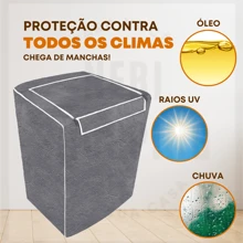 Washing Machine Covers - Grey - View 4