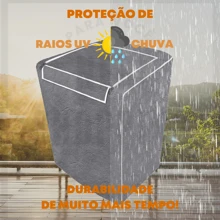 Washing Machine Covers - Grey - View 2