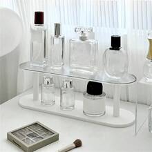 Double-Layer Anime Figure Display Shelf - White - View 3