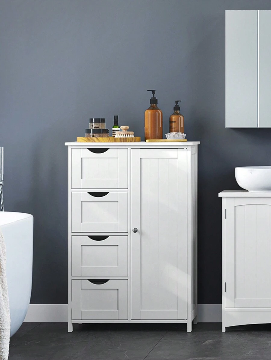 VASAGLE Bathroom Storage - White - View 1
