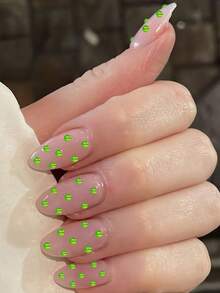 Finego 1799 件 4 張水鑽貼紙 3/4/5/6 毫米自黏水鑽寶石適用於臉部眼睛化妝頭髮身體 - 綠色 - 查看 6