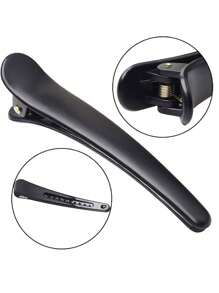 Kẹp tóc tạo kiểu 12 kẹp chia tóc kèm 1 lược đuôi chống tĩnh điện, kẹp chia tóc tạo kiểu chuyên nghiệp, kẹp tóc mái cho phụ nữ và trẻ em gái - màu đen - Xem 6