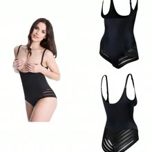 Faja reductora De Cintura Estilo Body Cómoda - Beis - Ver 3