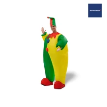 HOLASEASON 1 Set Inflatable Cartoon Doll Costume, Party/Holiday Shop/ Festival Celebration Prop Inflatable Costume, Role Play Outfit, Clown Costume, 1.6-1.9m, Battery Not Included, Happy New Year, Funny Gifts,Adult Party Games Suitable For Halloween/Christmas/Thanksgiving - Multicolor - View 2