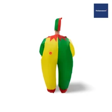 HOLASEASON 1 Set Inflatable Cartoon Doll Costume, Party/Holiday Shop/ Festival Celebration Prop Inflatable Costume, Role Play Outfit, Clown Costume, 1.6-1.9m, Battery Not Included, Happy New Year, Funny Gifts,Adult Party Games Suitable For Halloween/Christmas/Thanksgiving - Multicolor - View 4