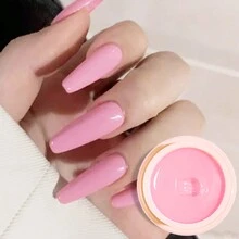 Y2K指甲純淨凝膠甲油黑、黃、紅、紫、奶油米色、粉紅色DIY固定指甲藝術凝膠甲油 - 西瓜粉 - 查看 8