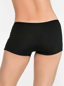 Women Boyshorts - 黑色 - 查看 3